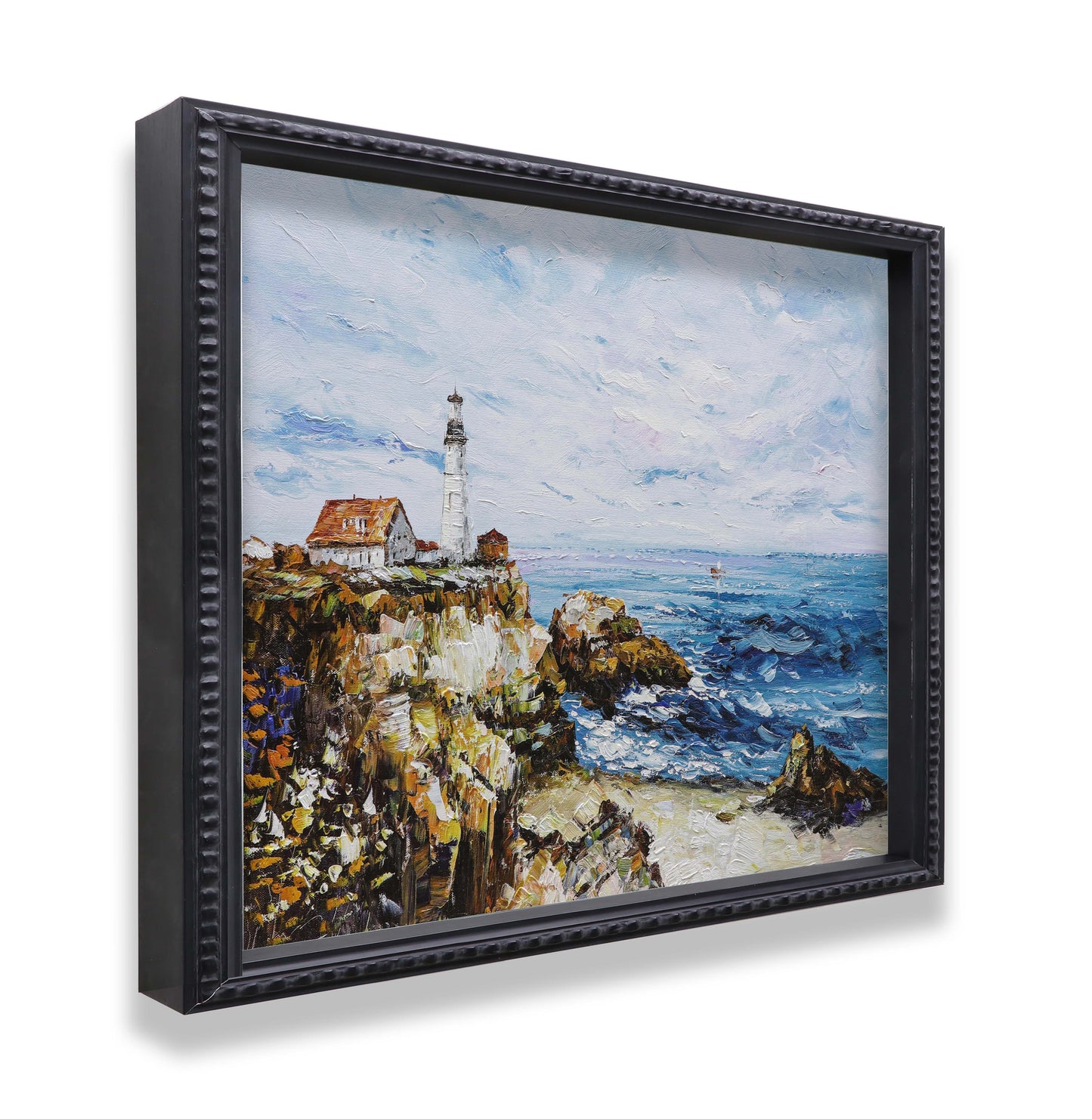 Lighthouse Rocky Sea Coast