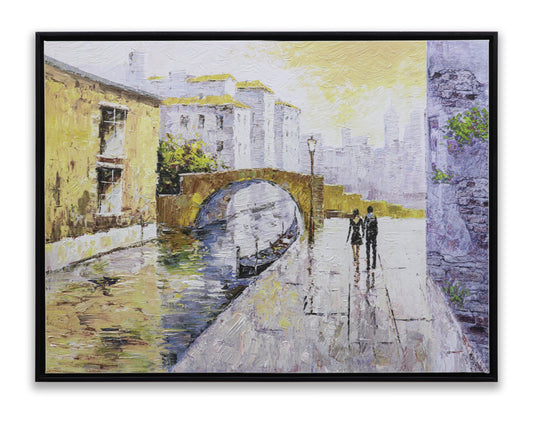 Venice Bridge & Canal Golden Italy