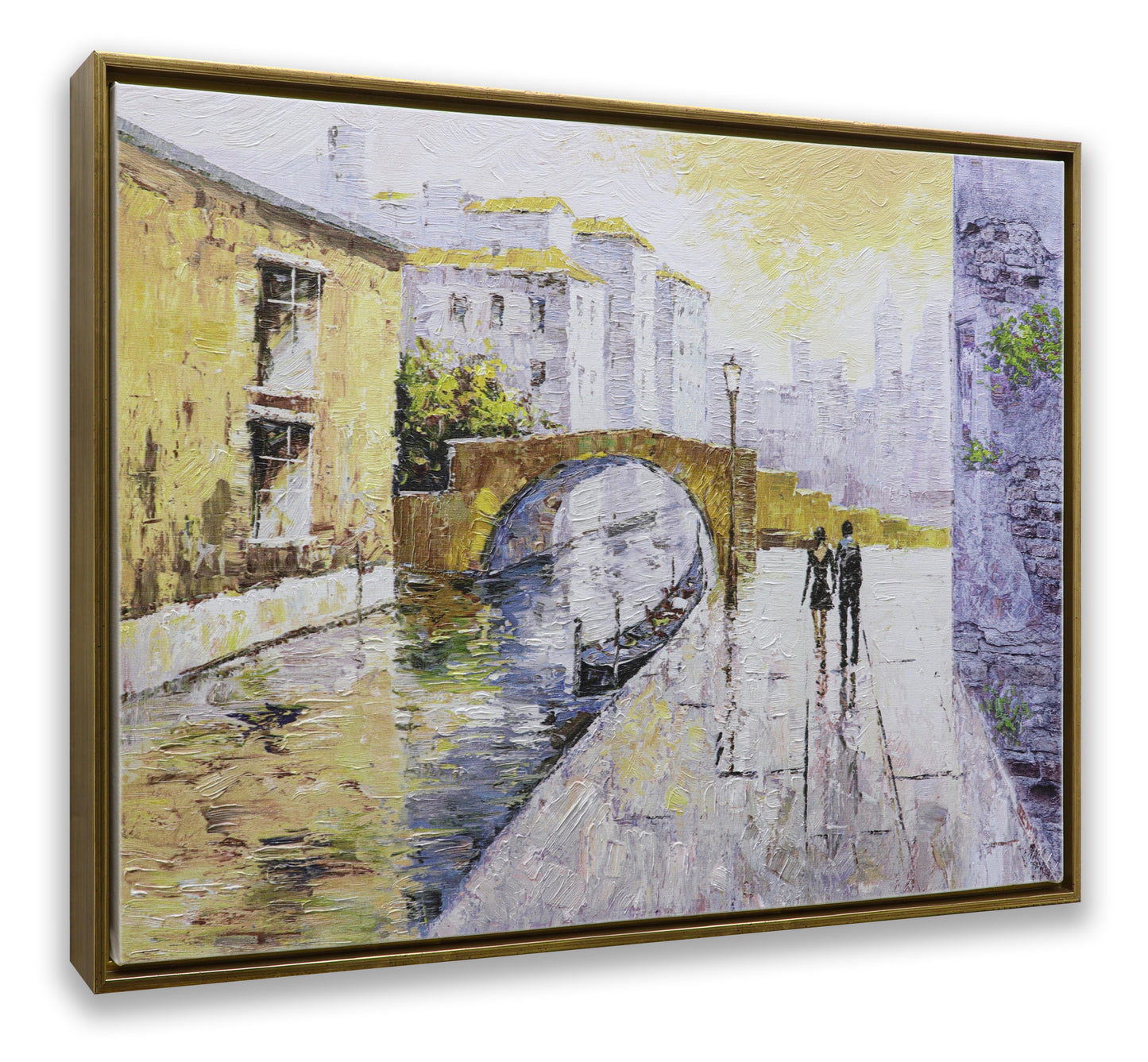 Venice Bridge & Canal Golden Italy