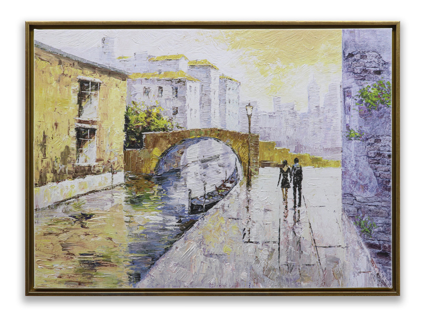 Venice Bridge & Canal Golden Italy