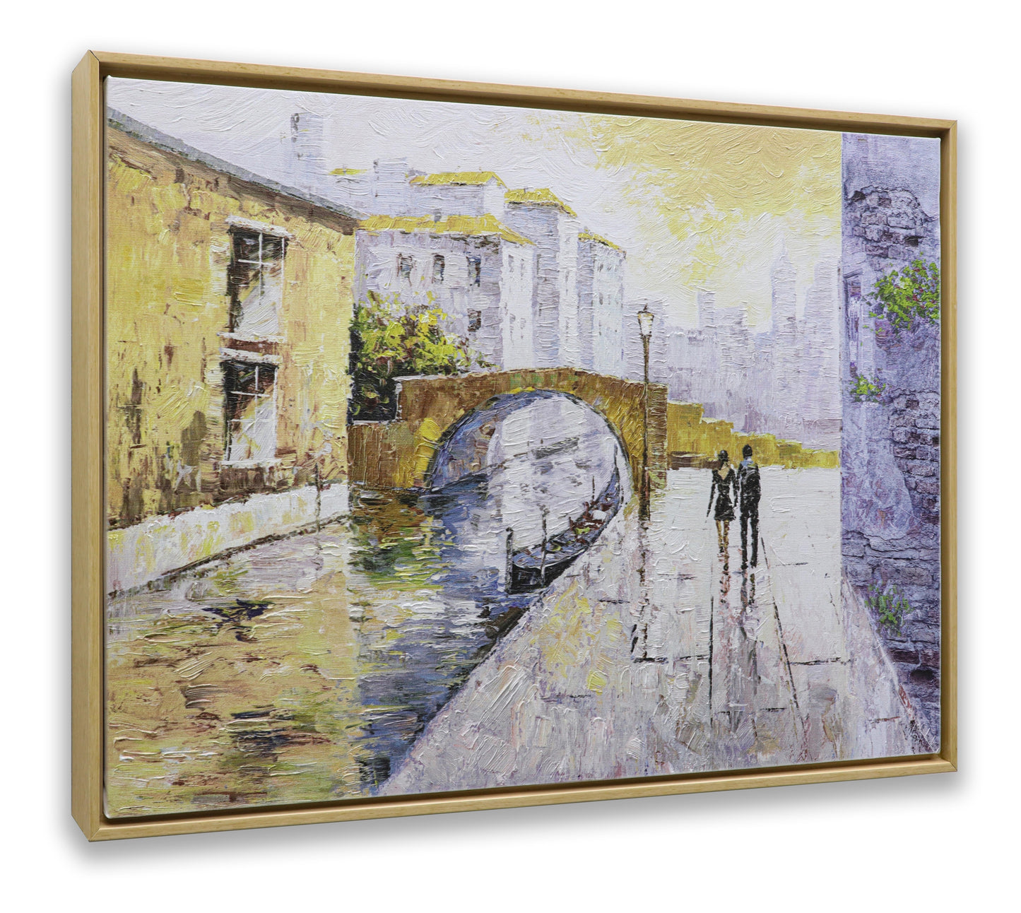 Venice Bridge & Canal Golden Italy