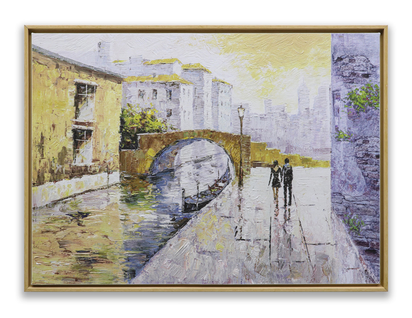 Venice Bridge & Canal Golden Italy