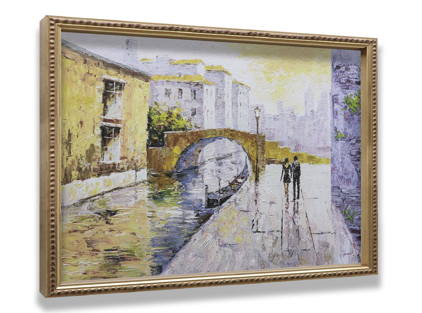 Venice Bridge & Canal Golden Italy