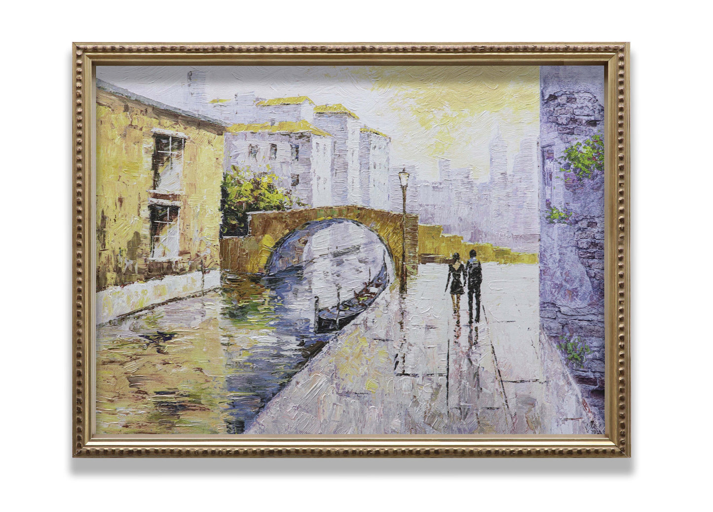 Venice Bridge & Canal Golden Italy