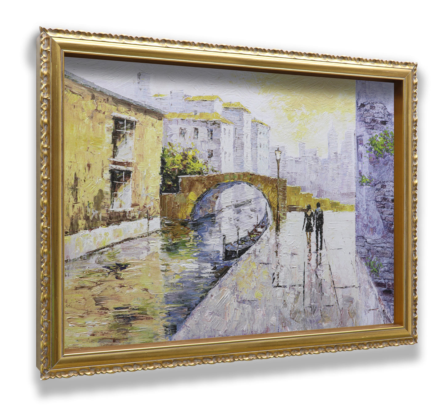 Venice Bridge & Canal Golden Italy