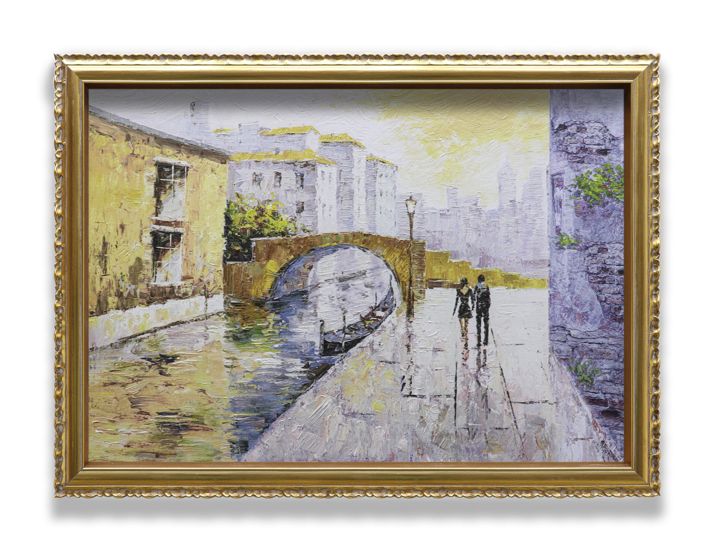 Venice Bridge & Canal Golden Italy