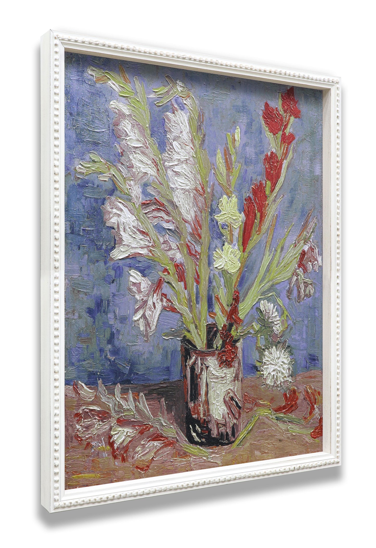 Vase with Gladioliand Chinese Aster
