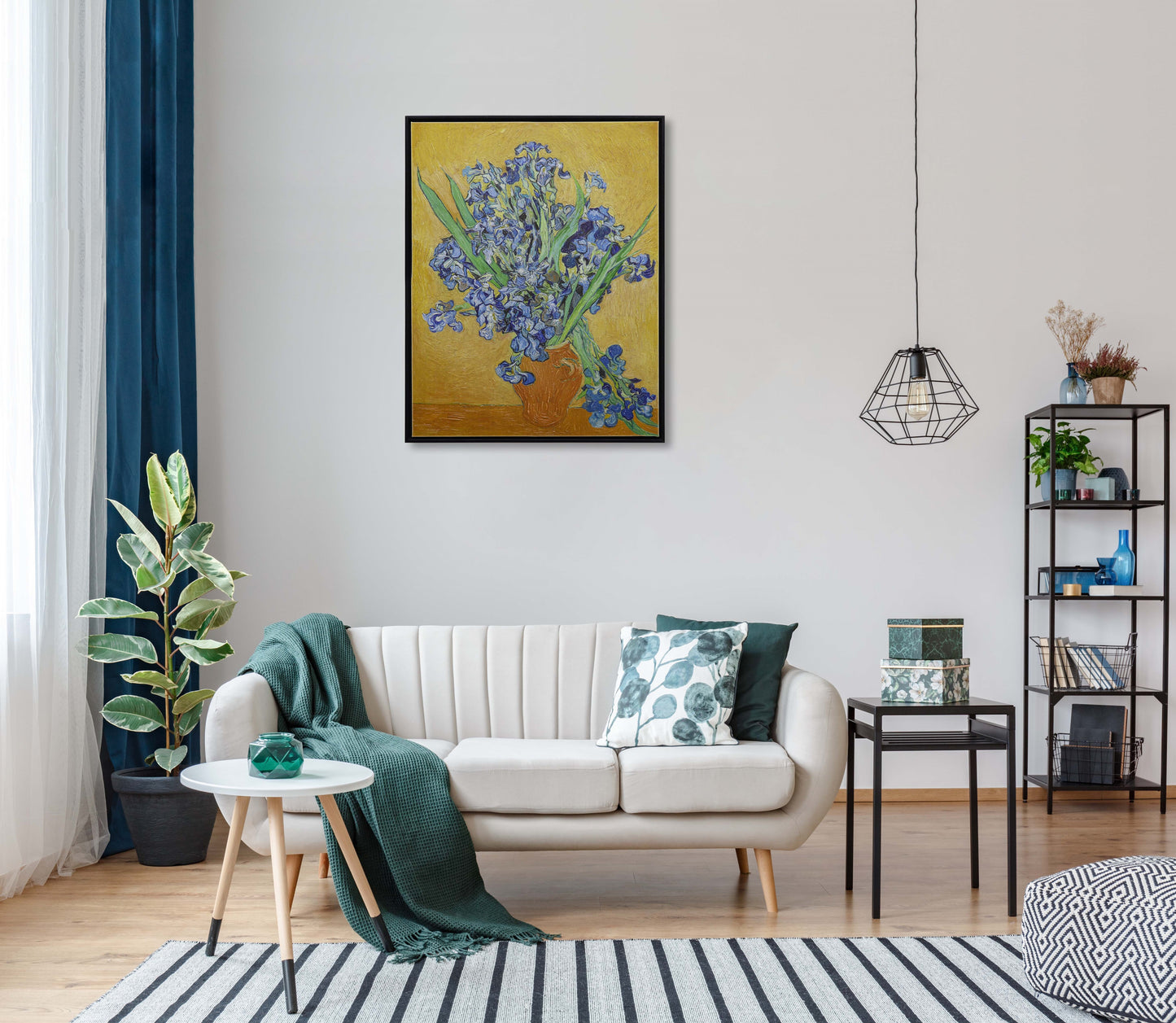 Irises in Vase