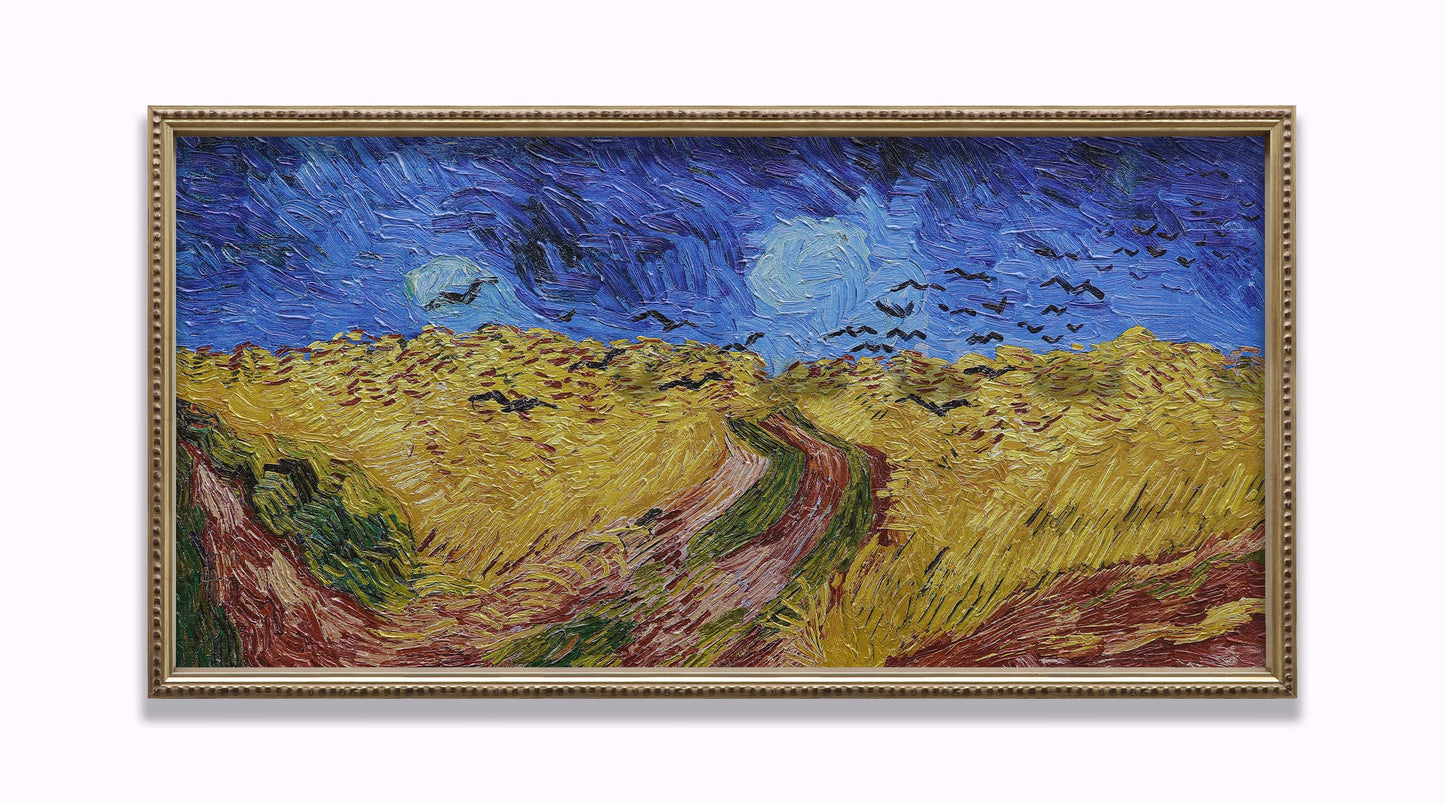 Wheatfield Under Thunderclouds