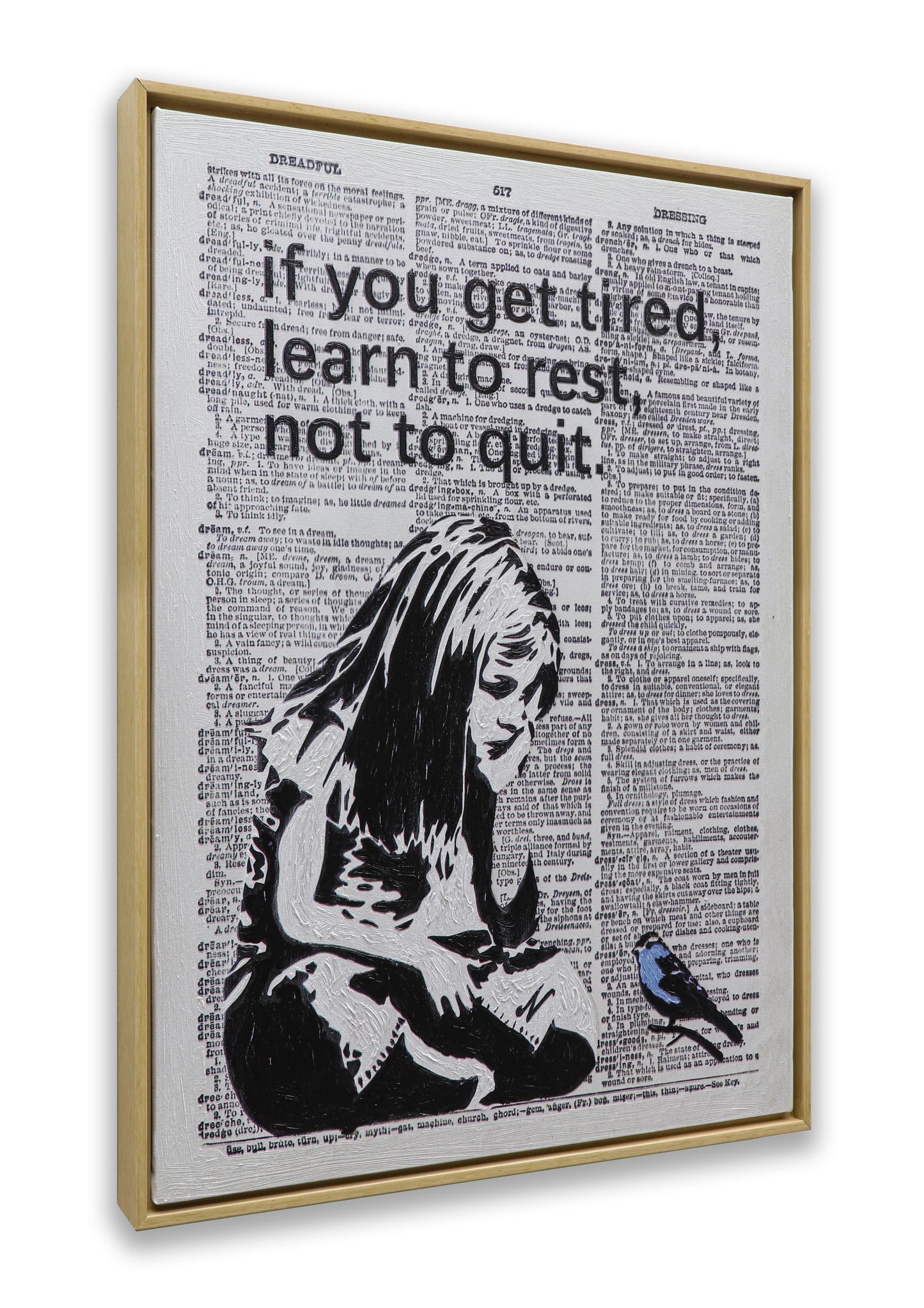 Graffiti If You Get Tired Learn to Rest No to Quit