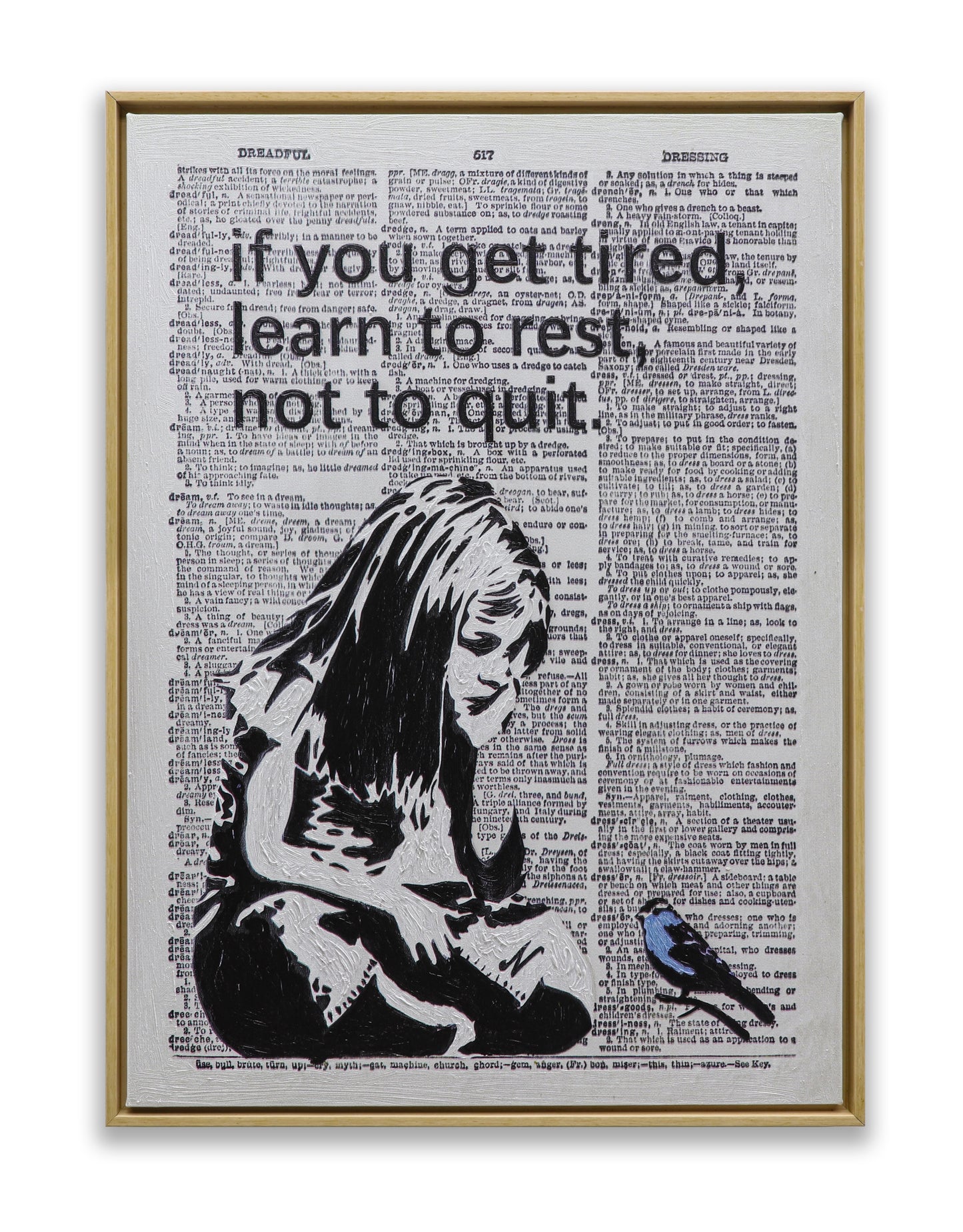 Graffiti If You Get Tired Learn to Rest No to Quit