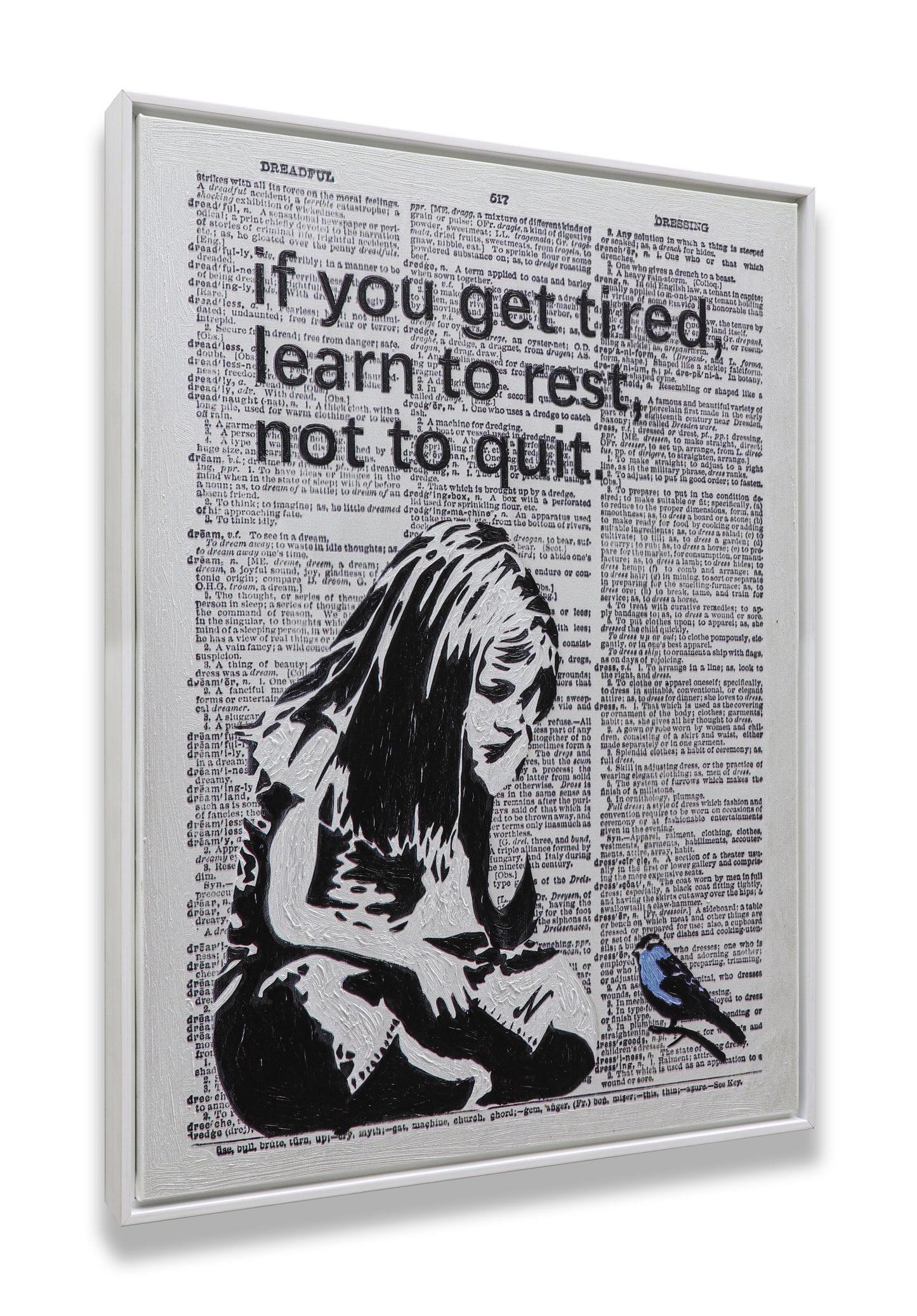 Graffiti If You Get Tired Learn to Rest No to Quit