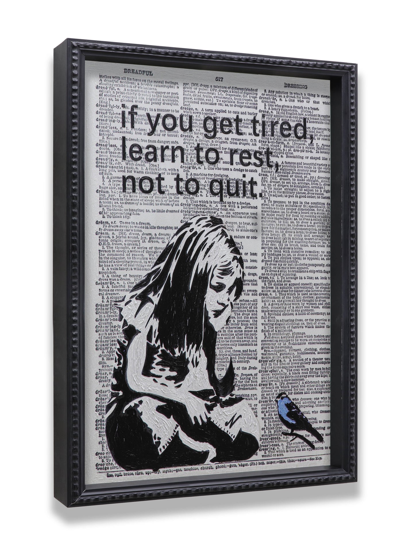Graffiti If You Get Tired Learn to Rest No to Quit