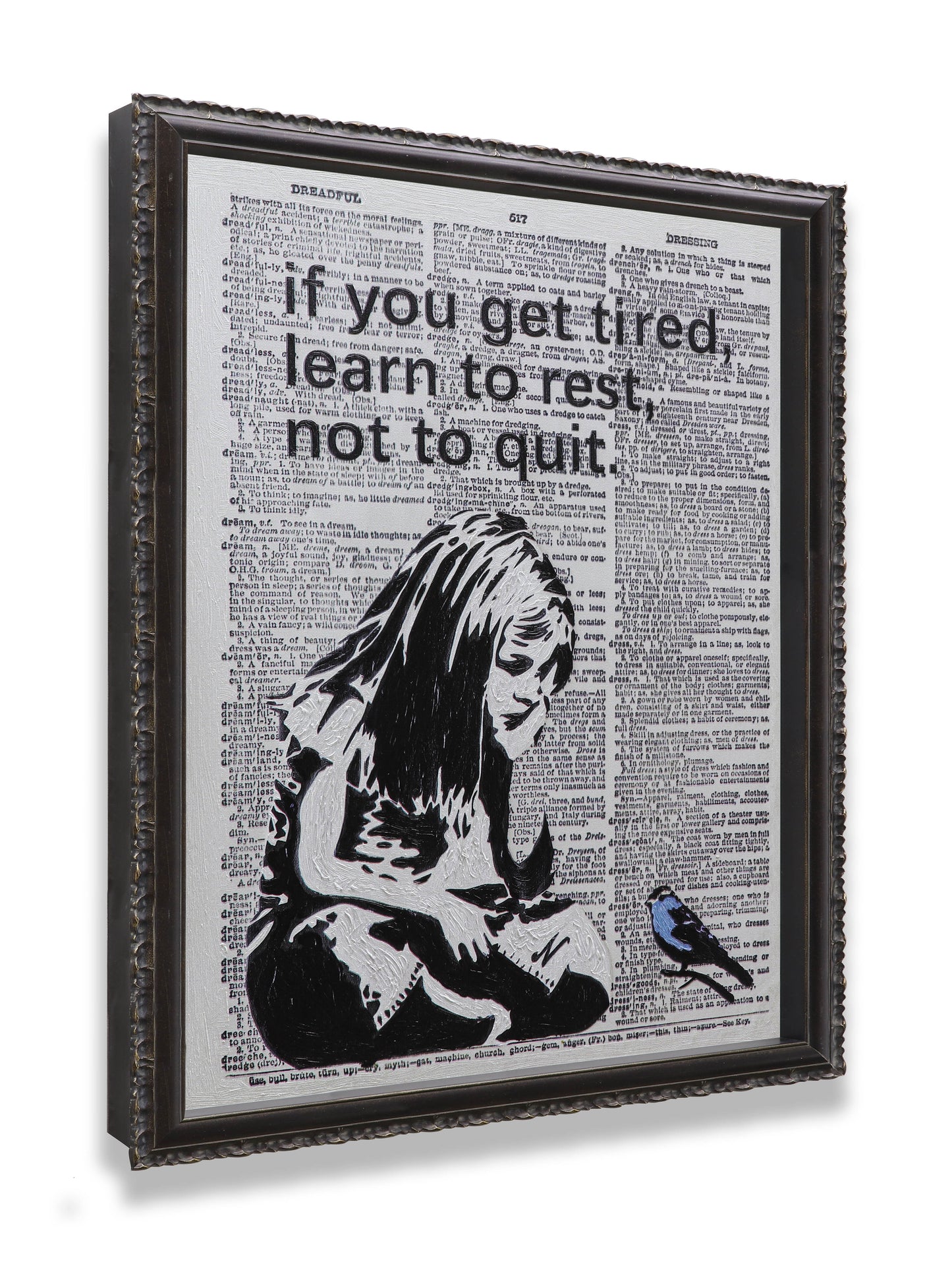 Graffiti If You Get Tired Learn to Rest No to Quit