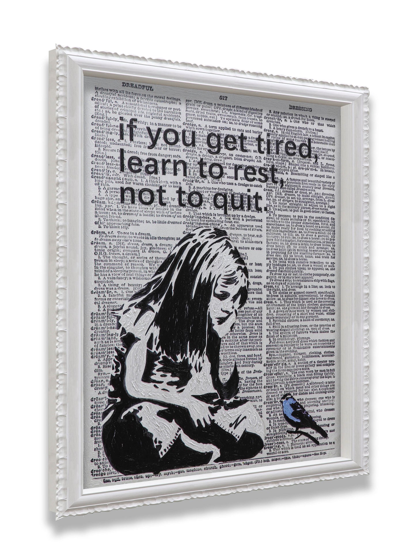 Graffiti If You Get Tired Learn to Rest No to Quit