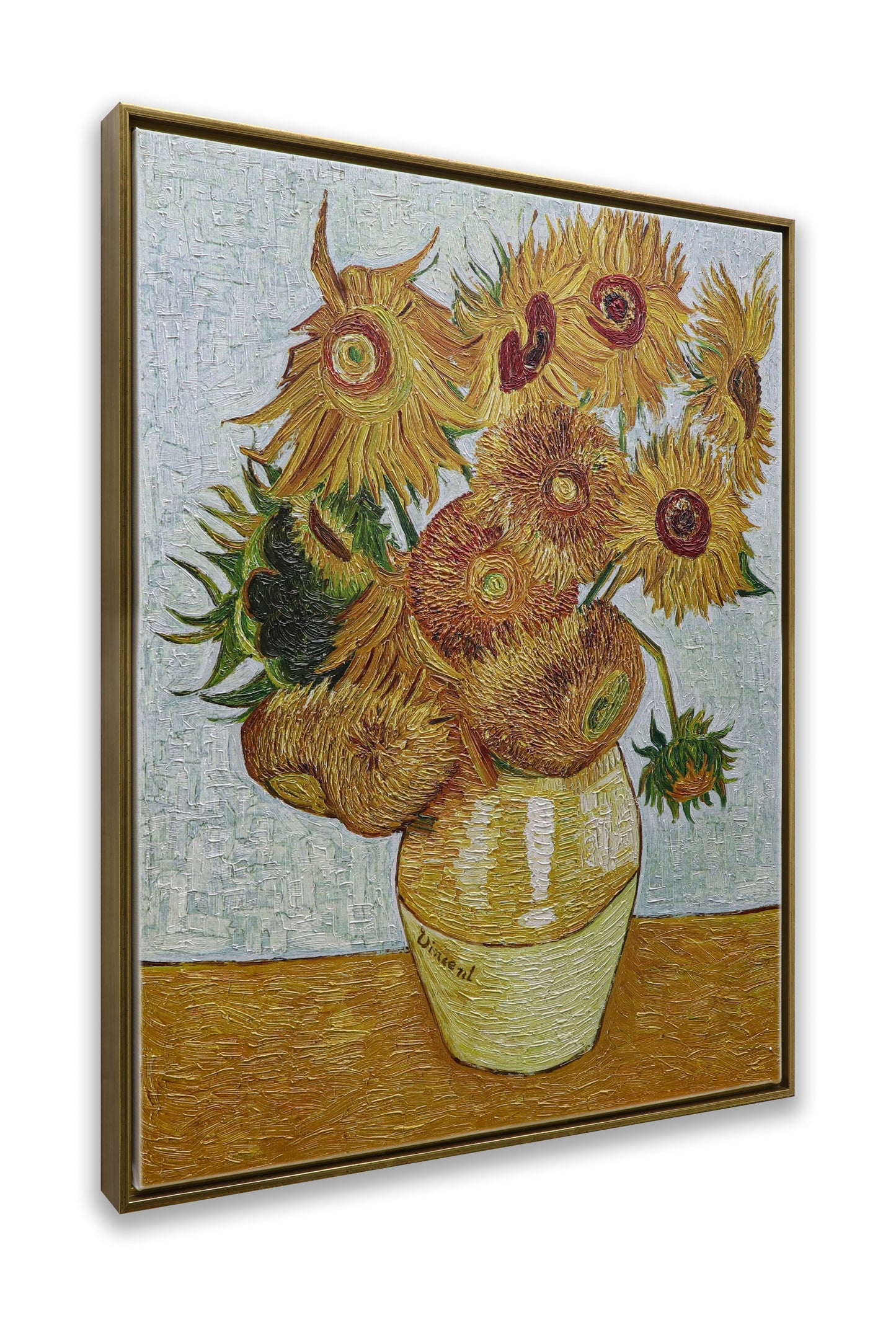 12 Sunflowers Vase