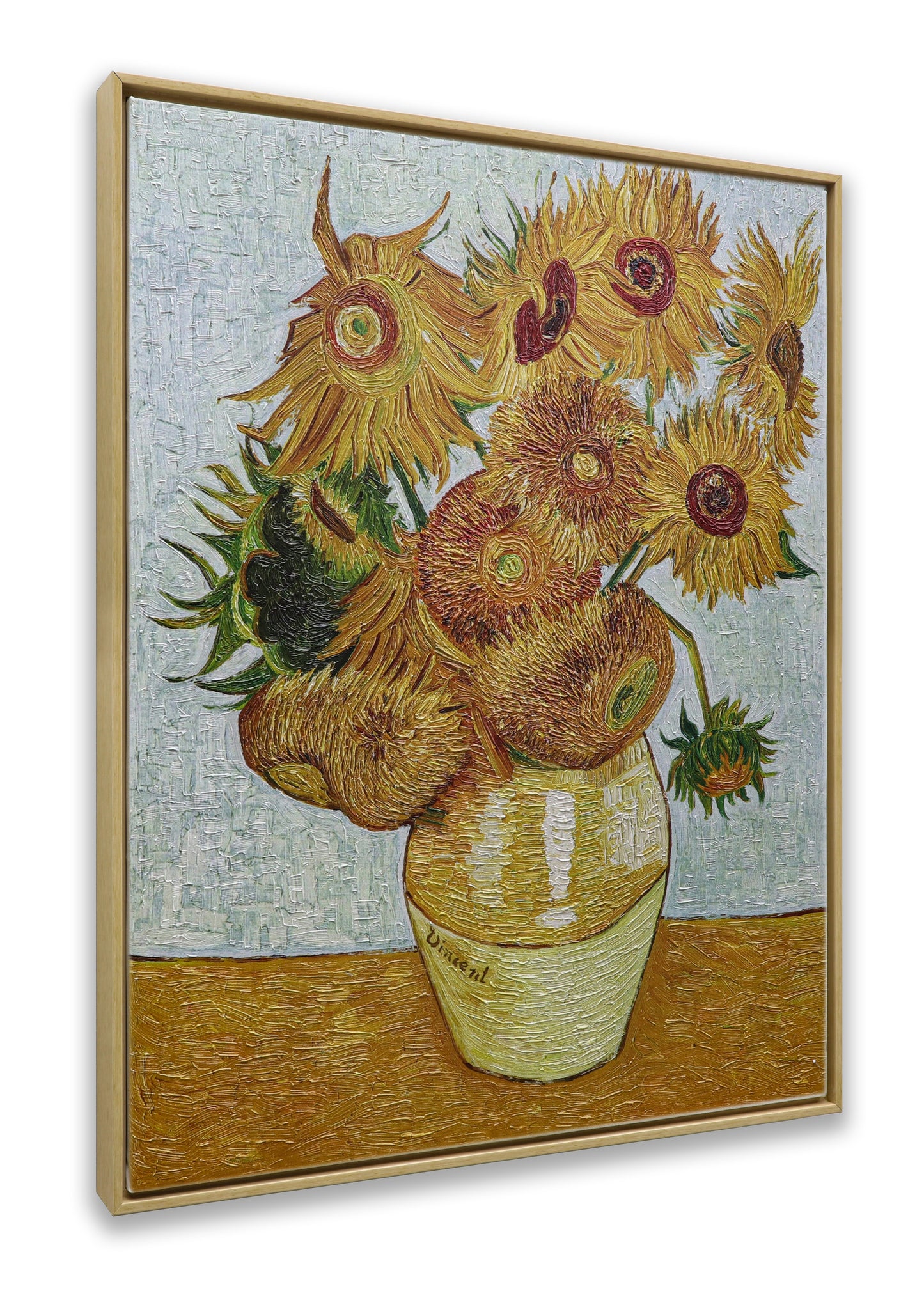 12 Sunflowers Vase