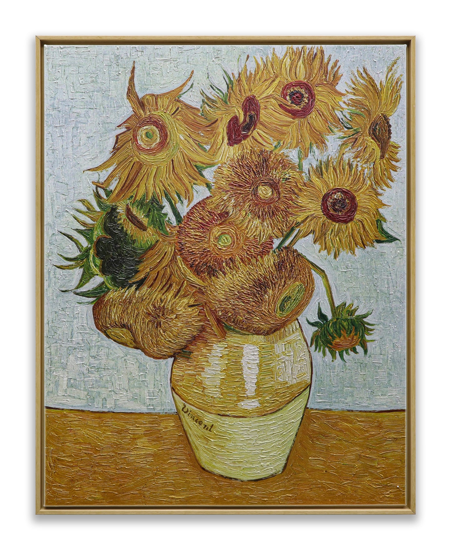12 Sunflowers Vase
