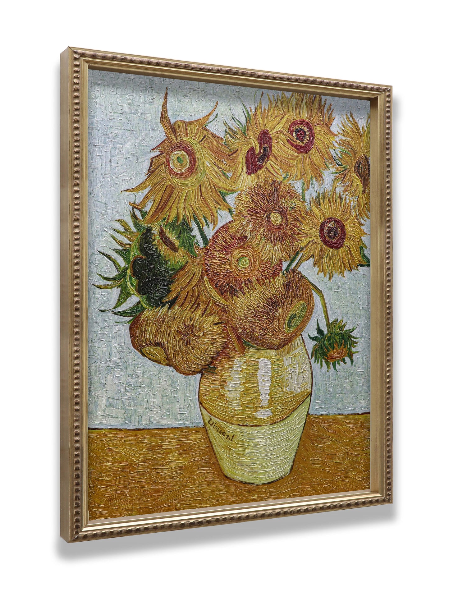 12 Sunflowers Vase