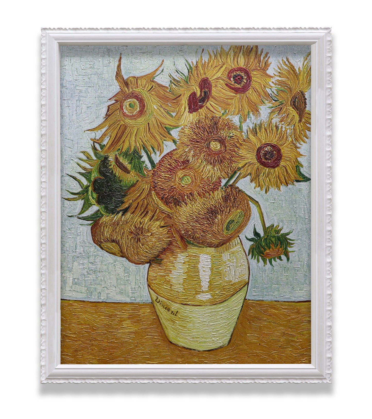 12 Sunflowers Vase