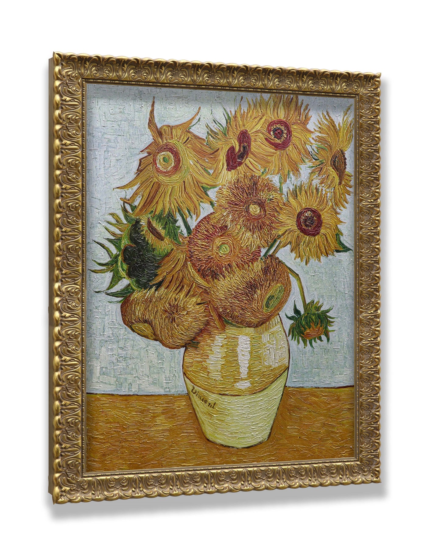12 Sunflowers Vase