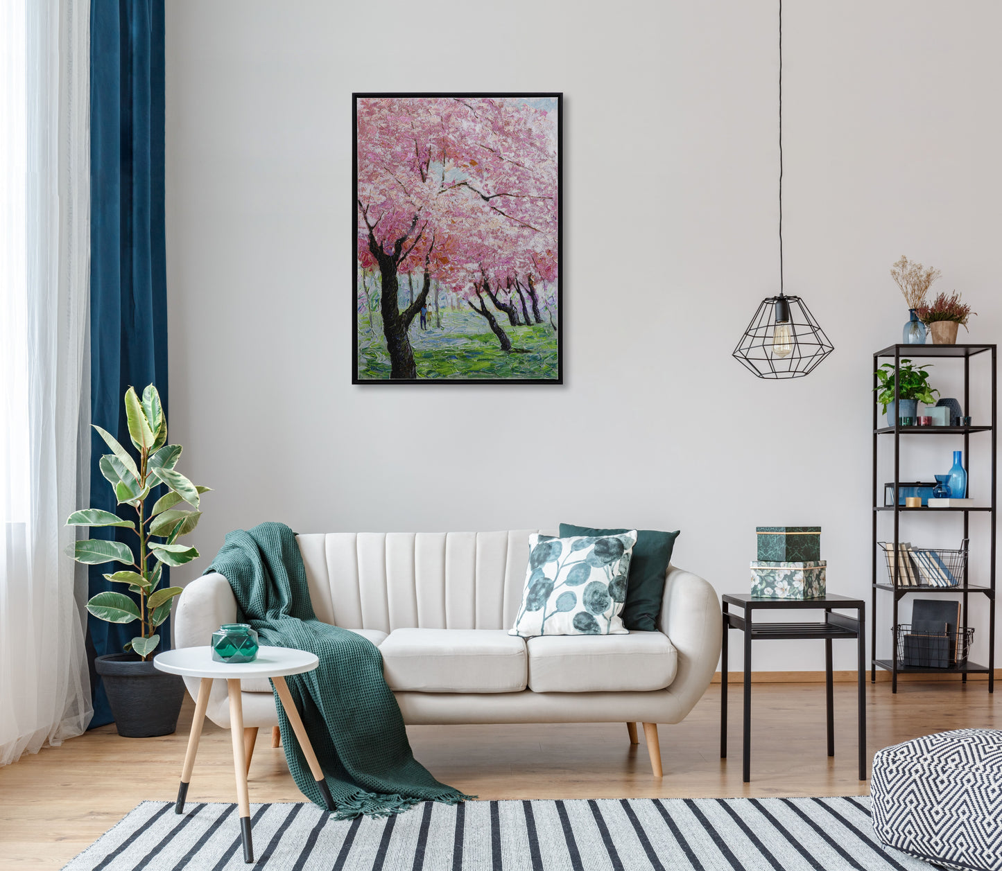 Japanese Sakura Pink Blooming