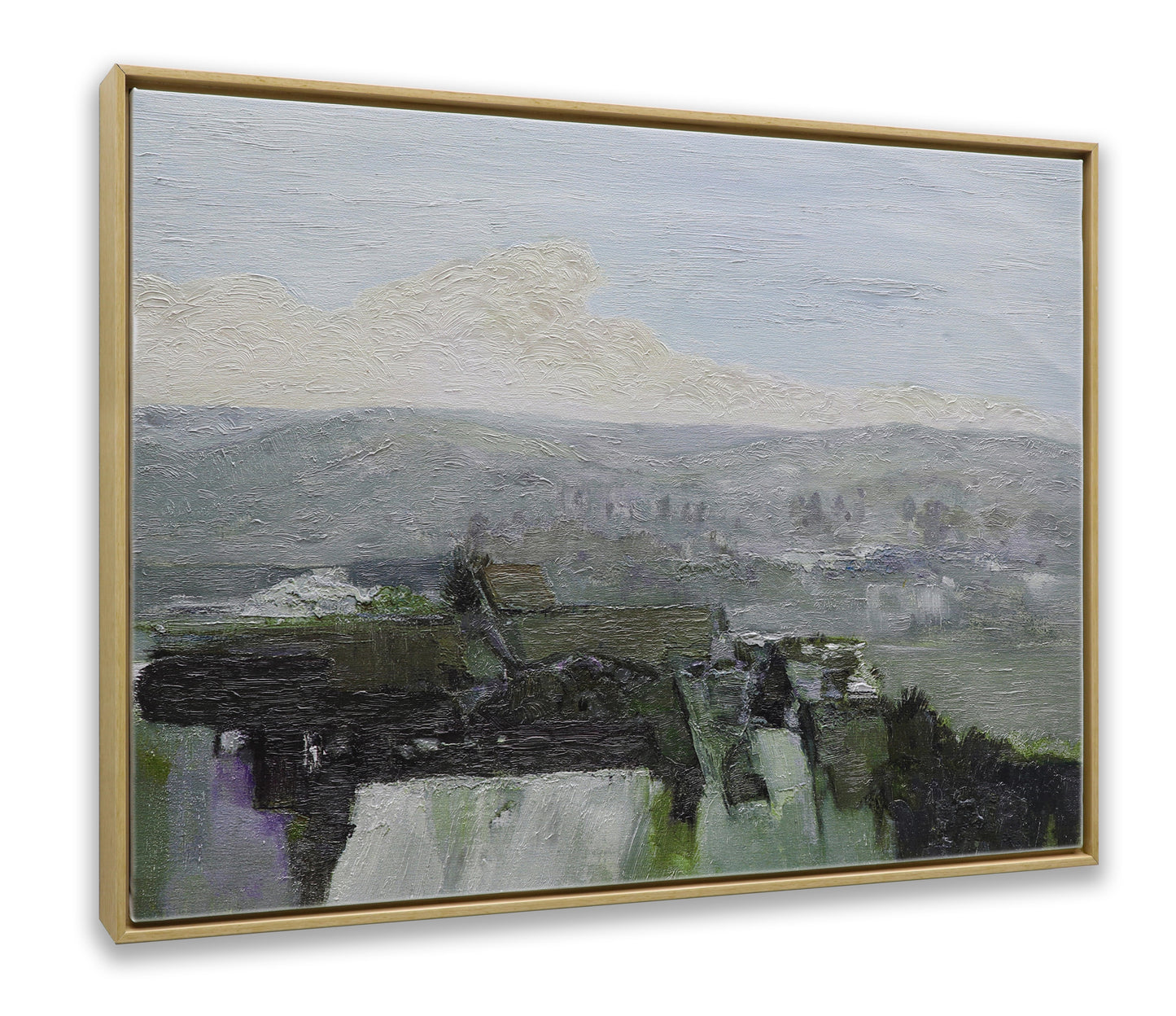 Abstract Cliff Rocky Landscape