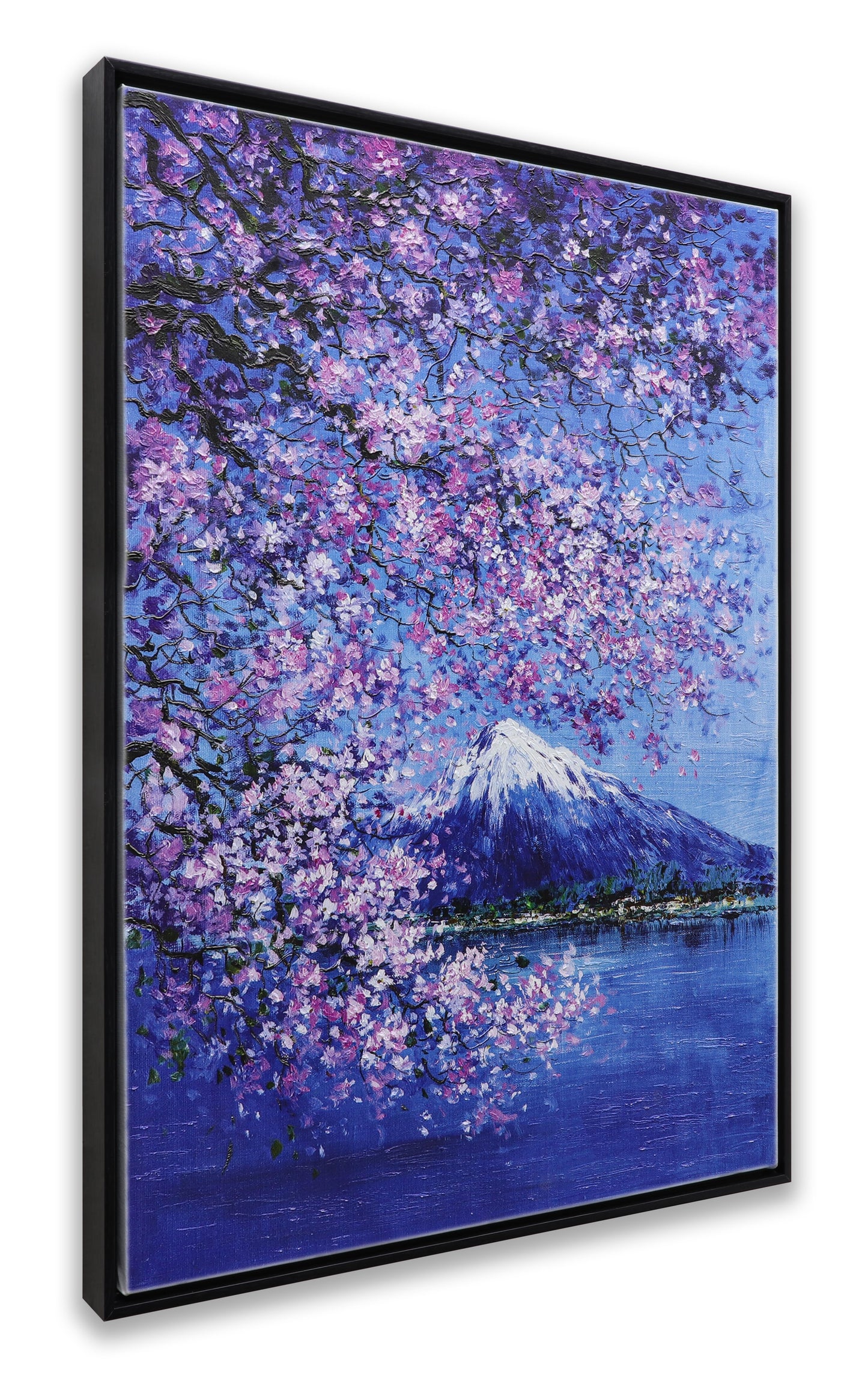 Mountain Fuji Sakura Blossom Night