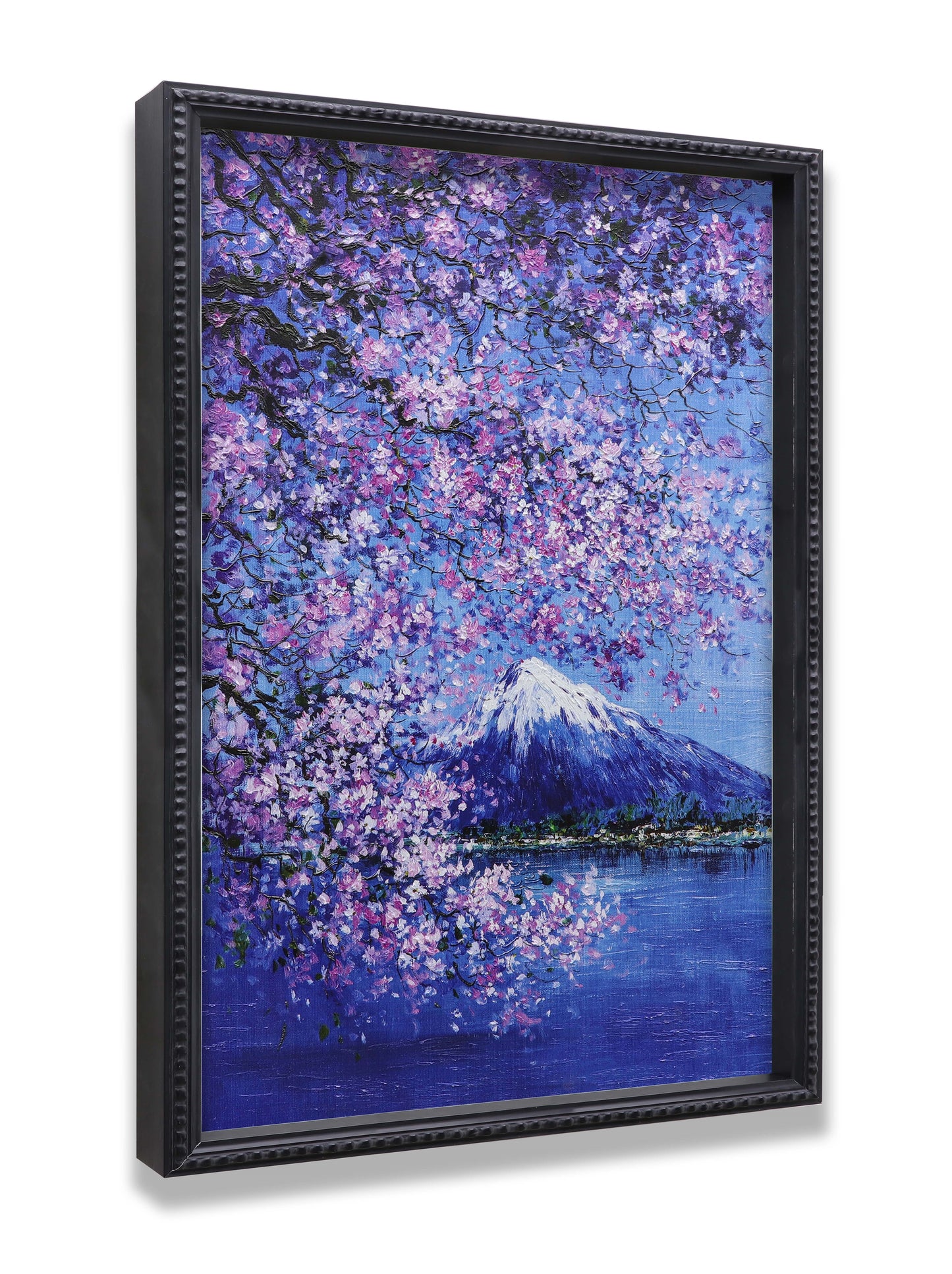 Mountain Fuji Sakura Blossom Night