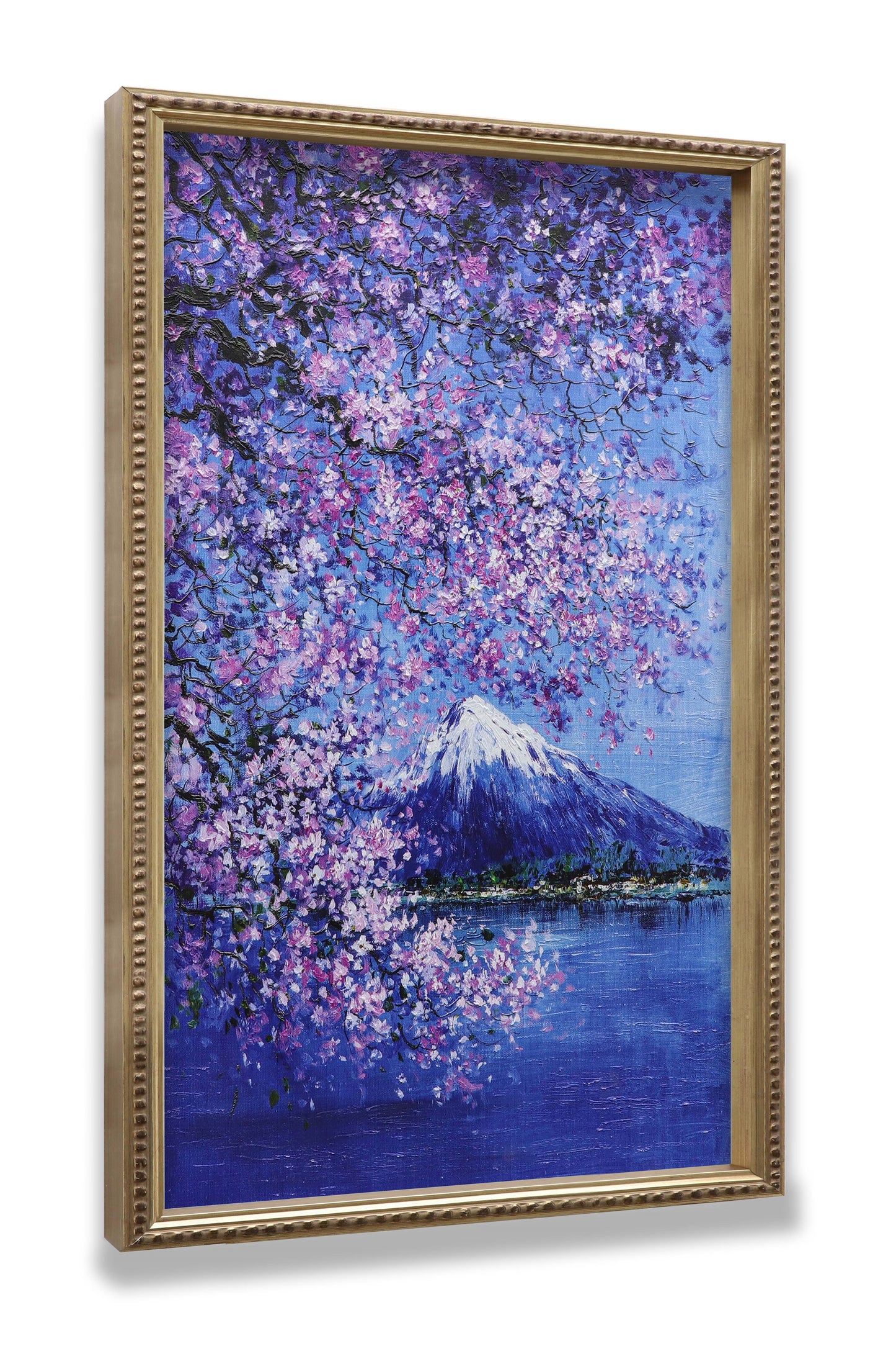 Mountain Fuji Sakura Blossom Night