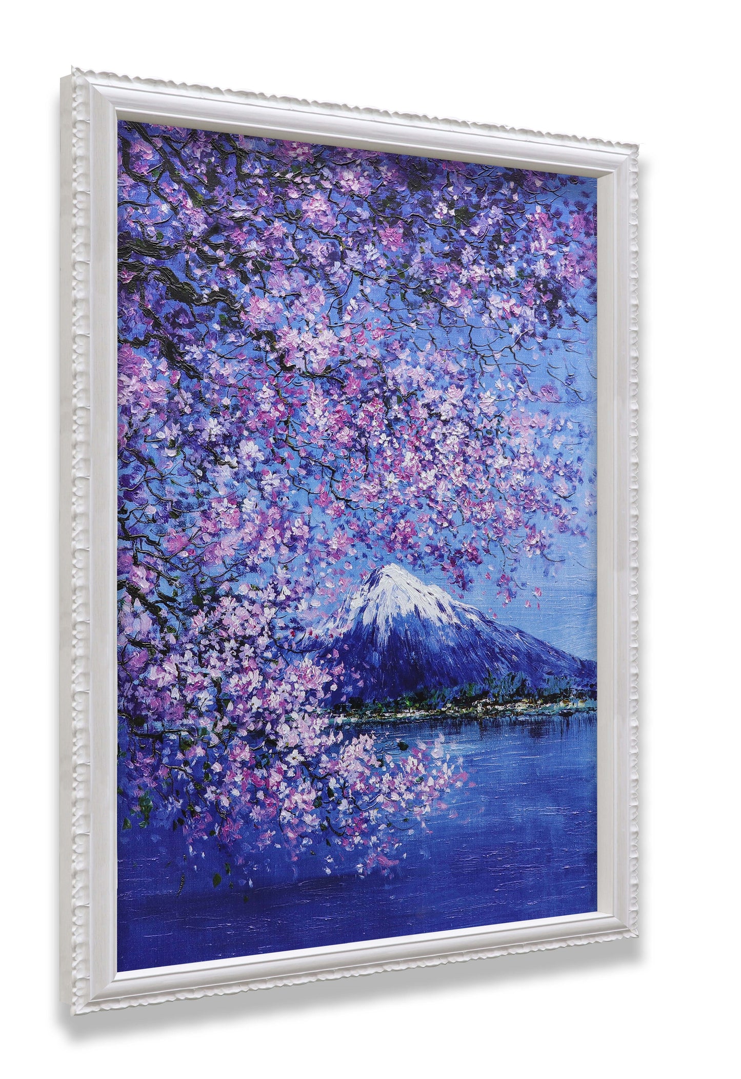 Mountain Fuji Sakura Blossom Night