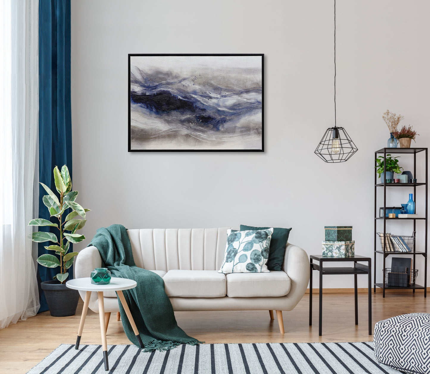 Morden Abstract Stormy Wavy Sea