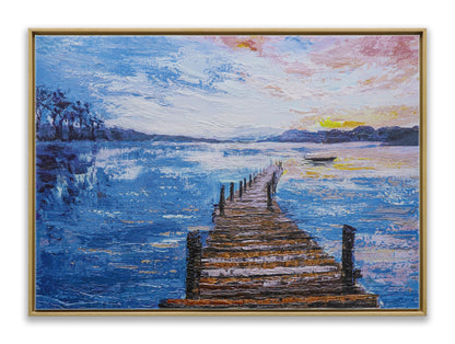 Pier Dock Sunset Sunrise