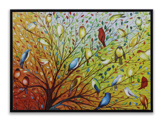 Bird Party on Tree