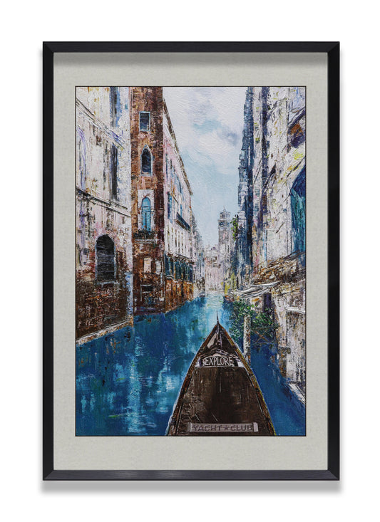 Venice Italy Gondola Canal