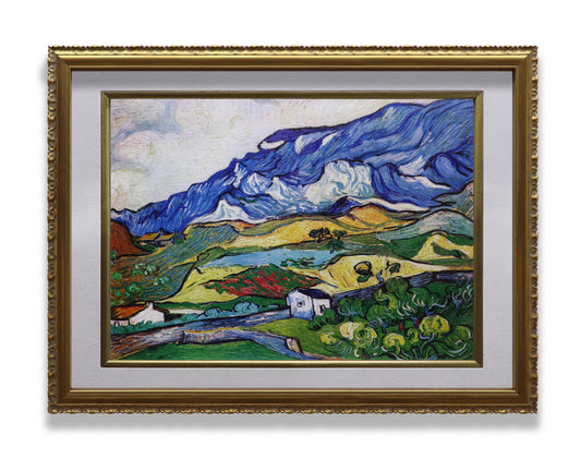 Les Alpilles Mountain Landscape Near South Reme