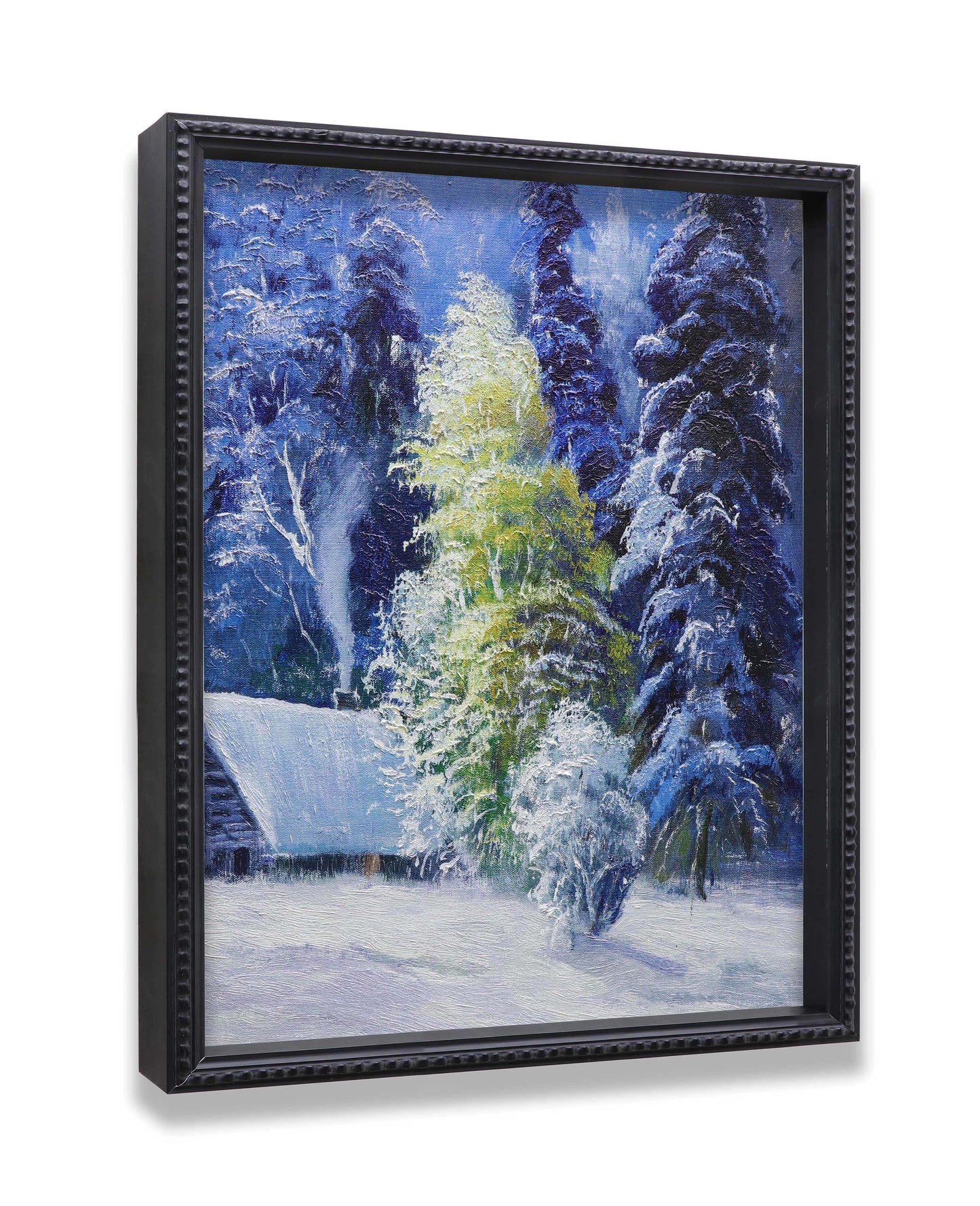 Winter Snowy House Forest