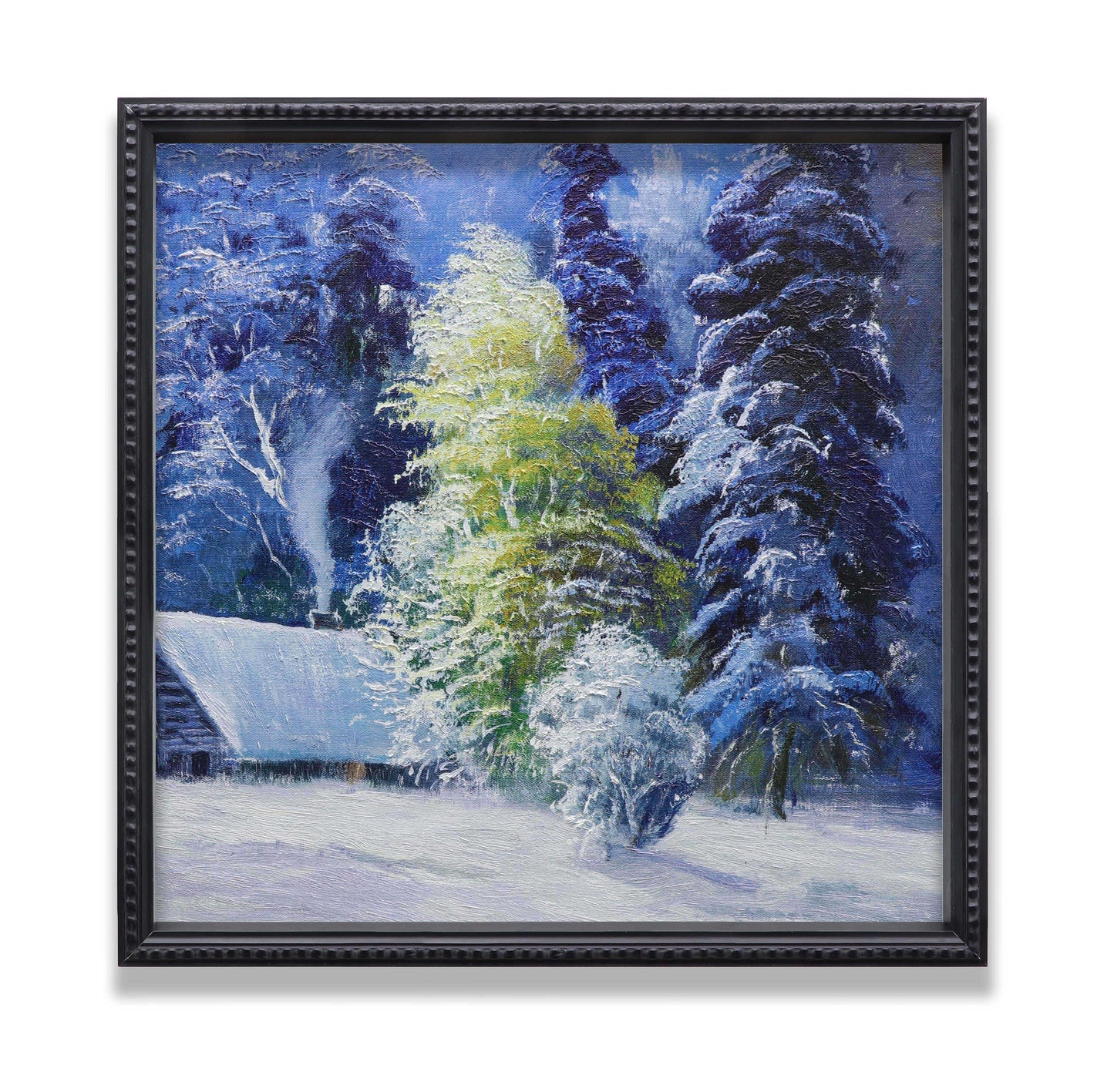 Winter Snowy House Forest