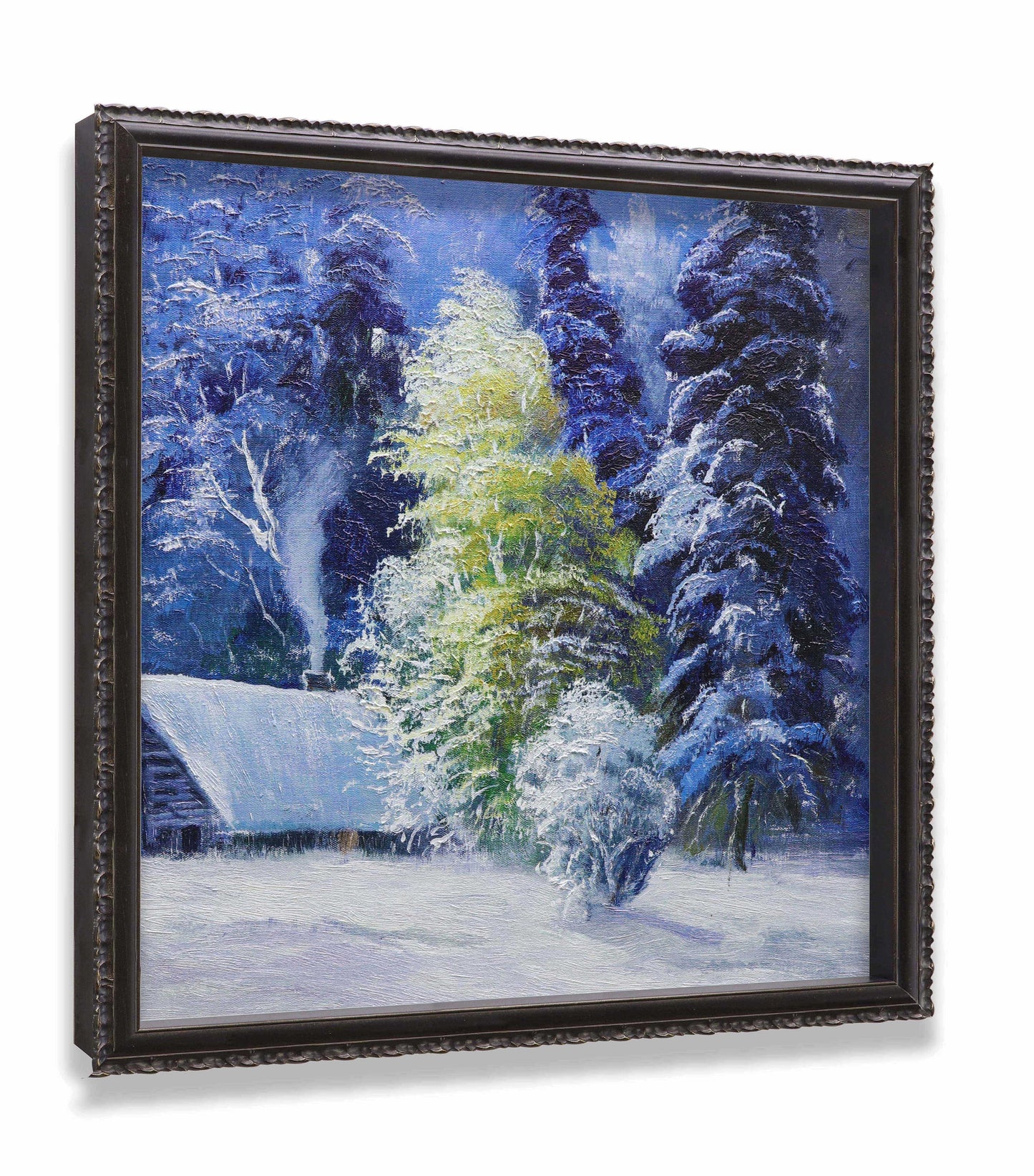 Winter Snowy House Forest