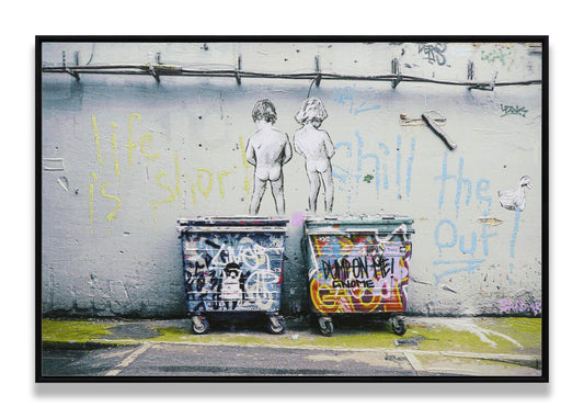 Graffiti Life is Short, Chill the Duck Out