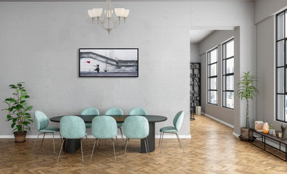 Graffiti Girl with Balloon There is always Hop