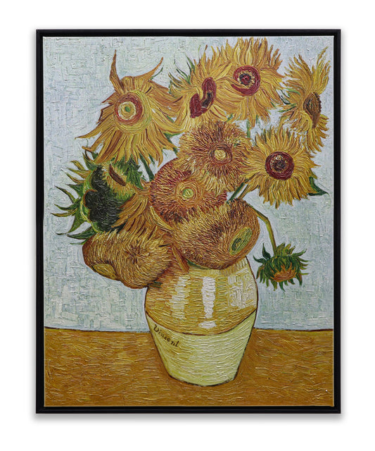 12 Sunflowers Vase