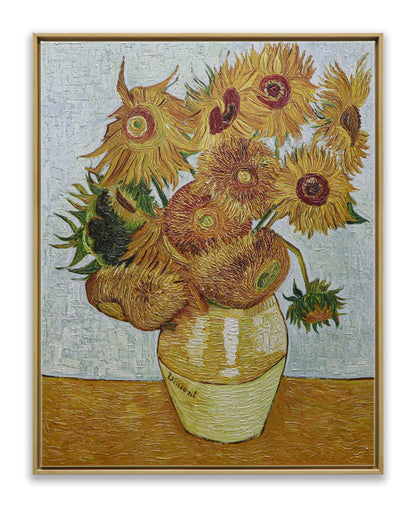 12 Sunflowers Vase