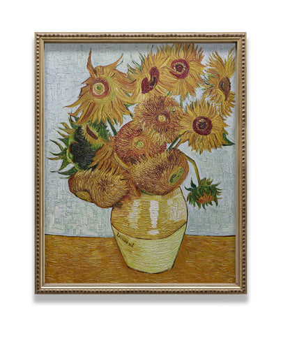 12 Sunflowers Vase