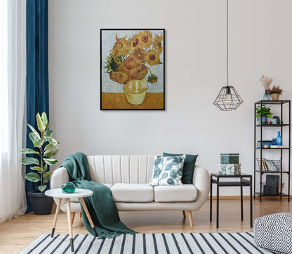12 Sunflowers Vase