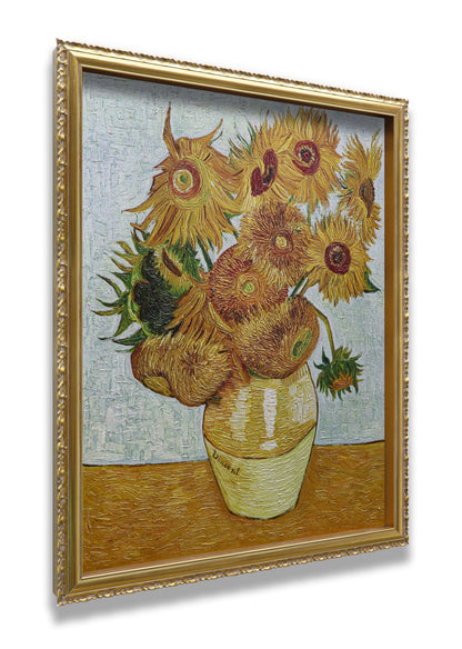 12 Sunflowers Vase