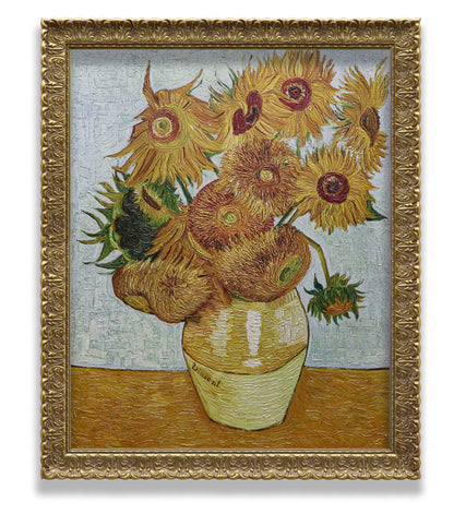 12 Sunflowers Vase