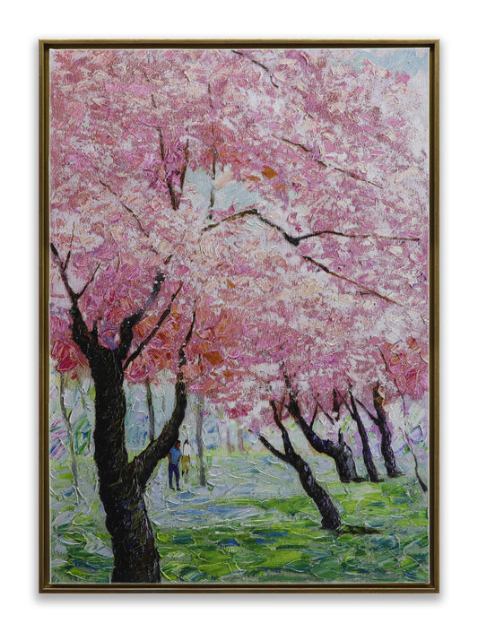 Japanese Sakura Pink Blooming