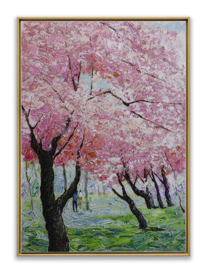 Japanese Sakura Pink Blooming
