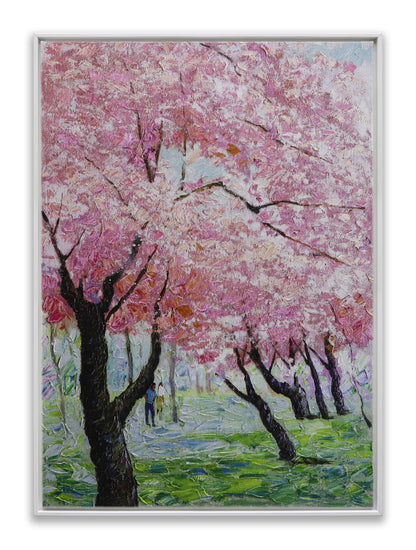 Japanese Sakura Pink Blooming